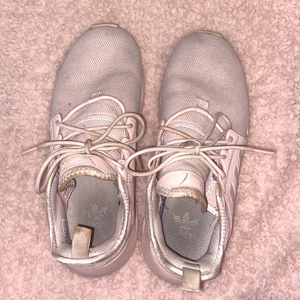Pink adidas shoes